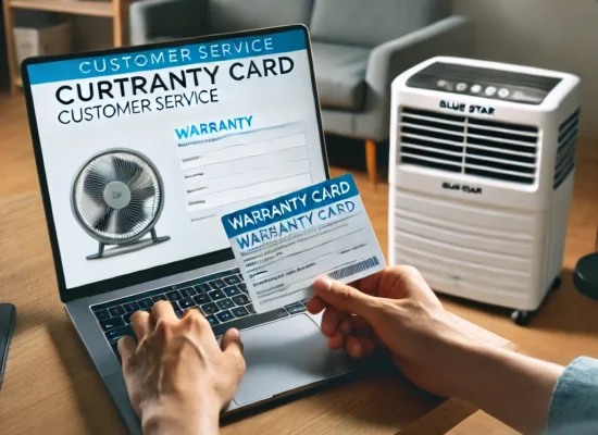 Blue Star air cooler warranty claim - Step-by-step guide | Air Cooler Clinic 7997100067