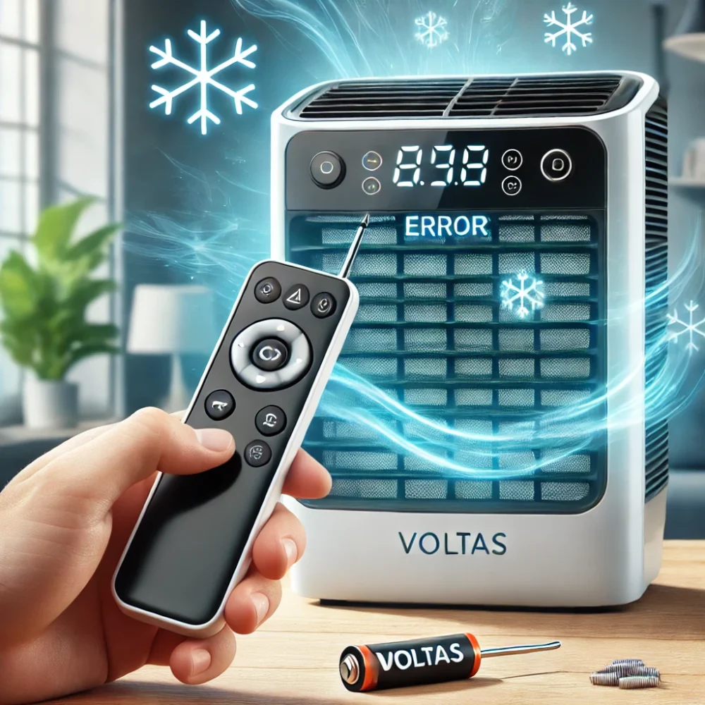 Step-by-step guide to fixing remote control issues in Voltas air coolers – Expert solutions by Air Cooler Clinic. Call 7997100067 for service.