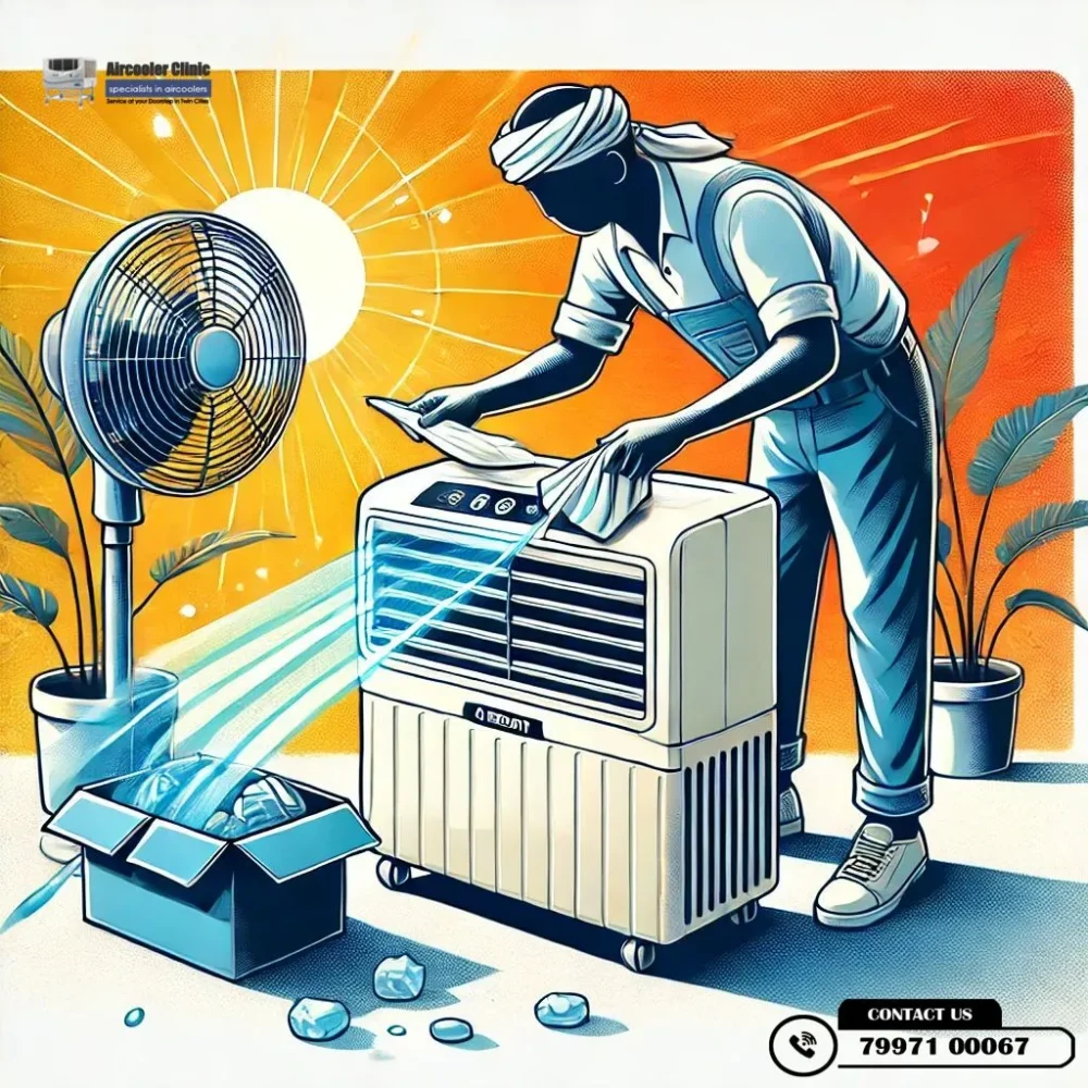 Essential maintenance tips for Orient Electric air coolers in Hyderabad’s climate – Expert advice from Air Cooler Clinic. Call 7997100067