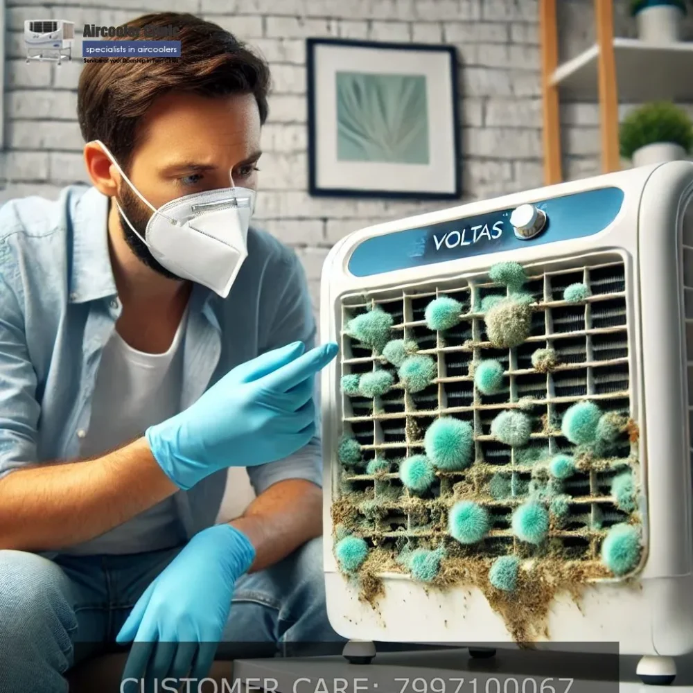 Tips to prevent mold and bacteria in Voltas air coolers – Expert cleaning guide by Air Cooler Clinic. Call 7997100067 for service
