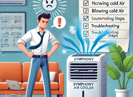 Troubleshooting Symphony air cooler not blowing cold air – Expert repair tips by Air Cooler Clinic. Call 7997100067 for service.