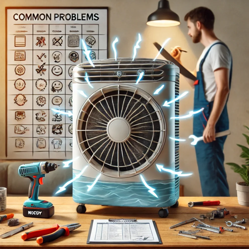 McCoy air cooler not working efficiently - Causes and fixes | Air Cooler Clinic 7997100067