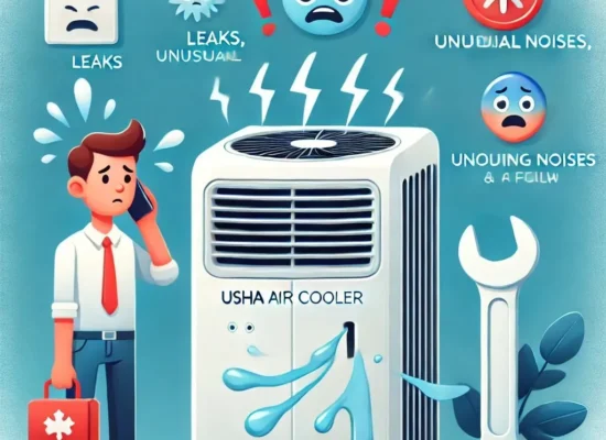 "Common signs that your Usha air cooler needs professional repair – Expert service by Air Cooler Clinic. Call 7997100067 for repairs.