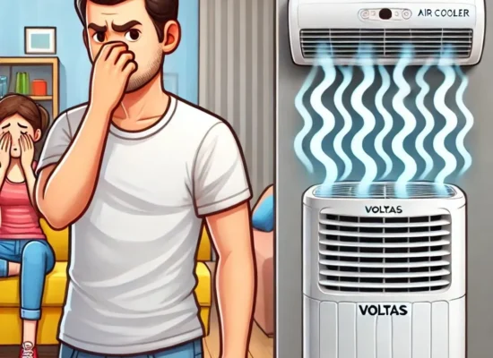 Causes of bad smell in Voltas air coolers and how to fix it – Expert tips from Air Cooler Clinic. Call 7997100067 for service