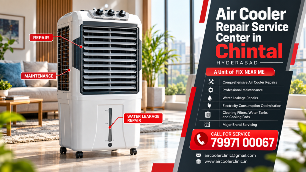 Air cooler repair service center in Chintal, Hyderabad