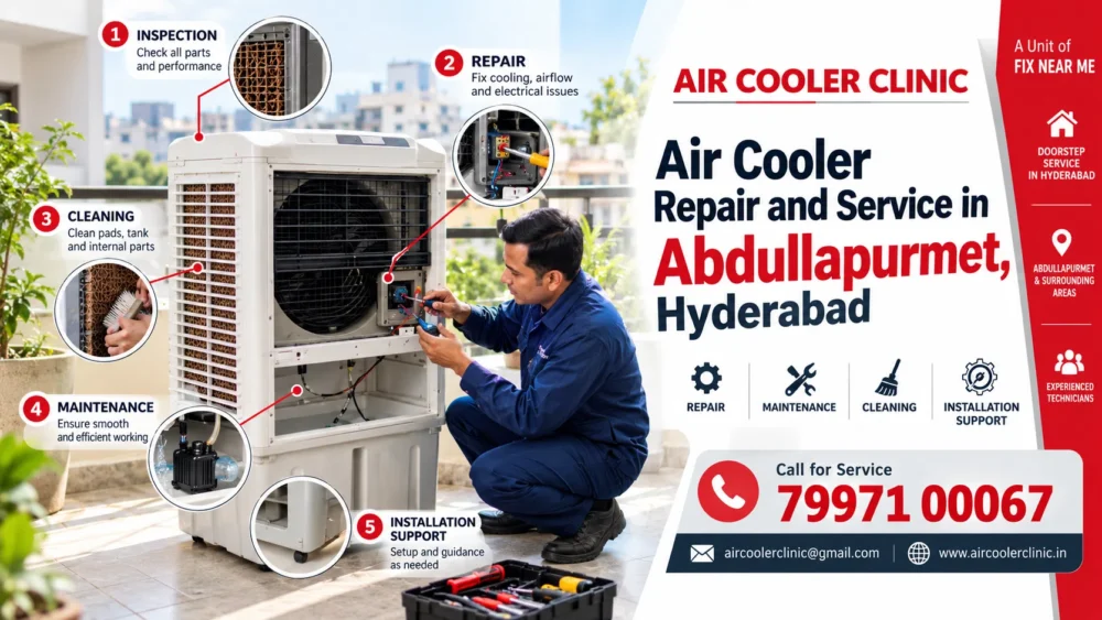 Air Cooler Repair Service Center in Abdullapurmet, Hyderabad
