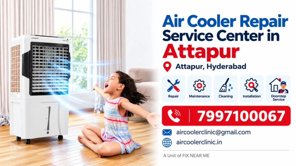 Air cooler repair service center in Attapur, Hyderabad