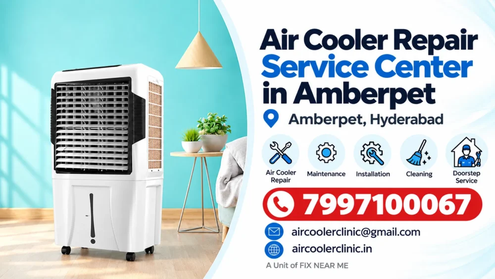 Air cooler repair service center in Bagh Amberpet, Hyderabad