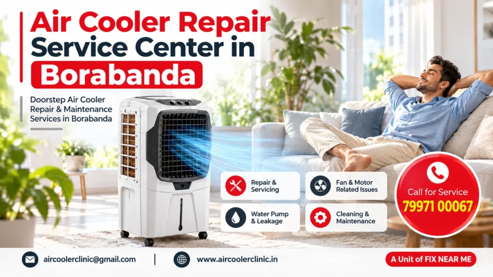 Air cooler repair service center in Borabanda, Hyderabad