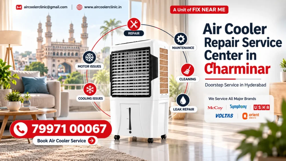 Air cooler repair service center in Charminar, Hyderabad