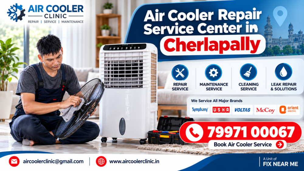 Air cooler repair service center in Cherlapally, Hyderabad