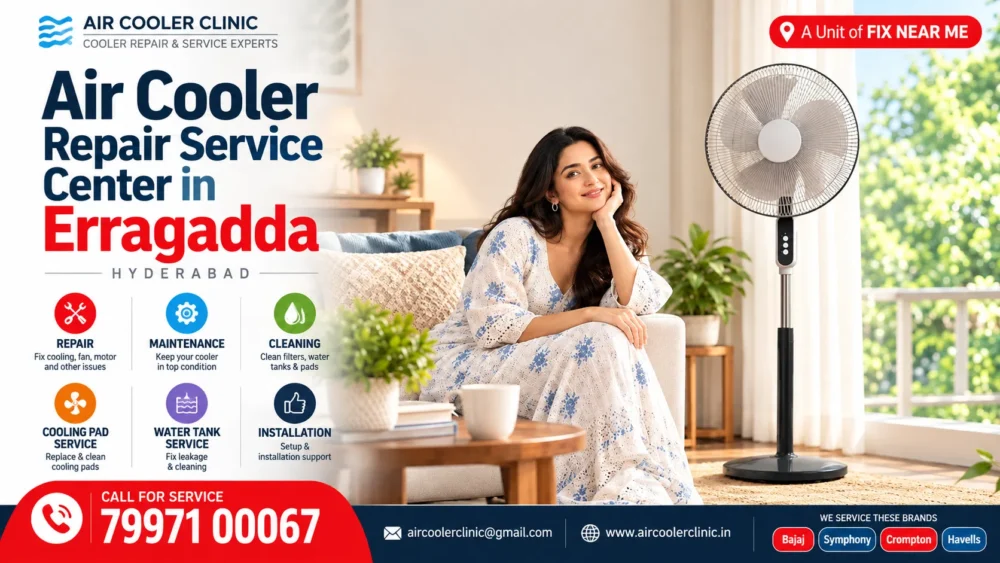 Air cooler repair service center in Erragadda, Hyderabad