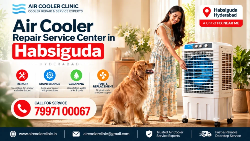 Air cooler repair service center in Habsiguda, Hyderabad