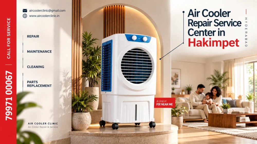 Air cooler repair service center in Hakimpet, Hyderabad