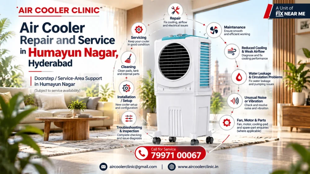 Air Cooler Repair Service Center in Humayun Nagar, Hyderabad