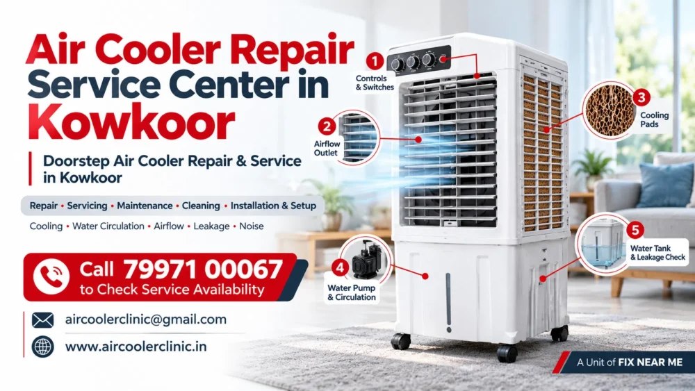 Air Cooler Repair Service Center in Kowkoor, Hyderabad