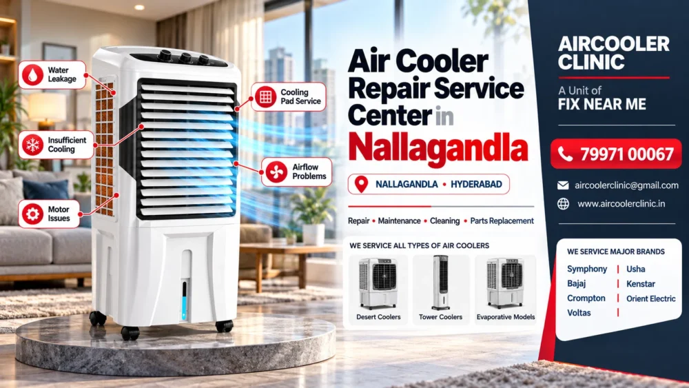 Air cooler repair service center in Nallagandla, Hyderabad