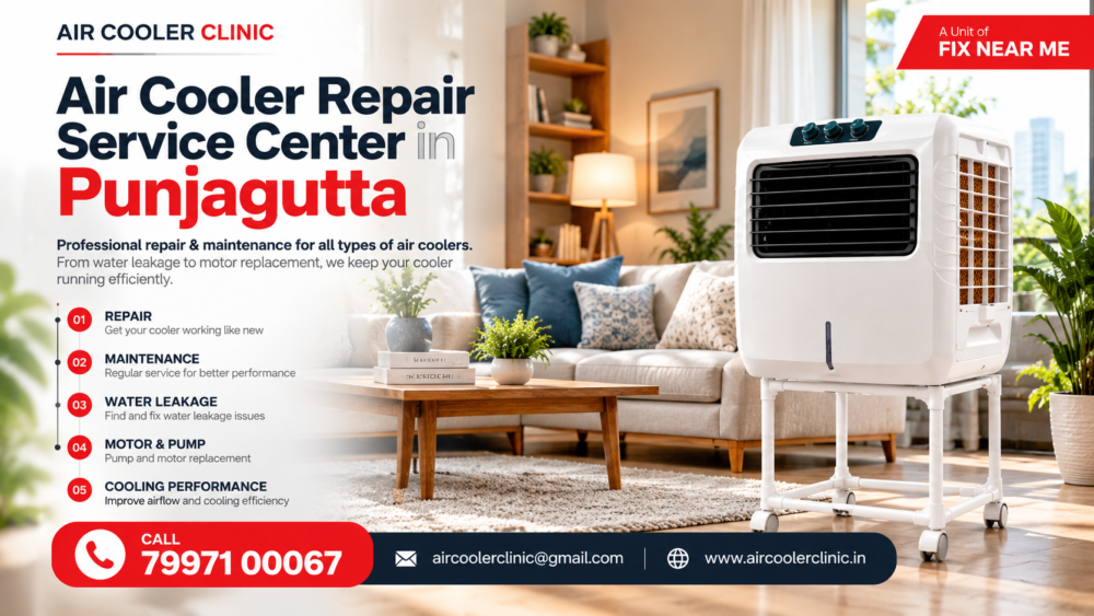 Air cooler repair service center in Punjagutta, Hyderabad