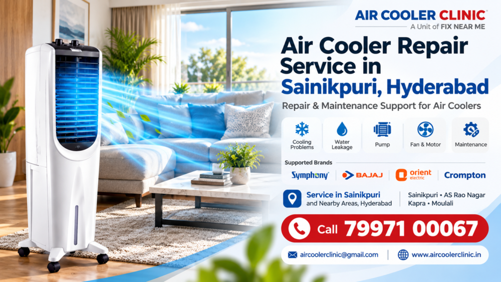 Air cooler repair service center in Sainikpuri, Hyderabad