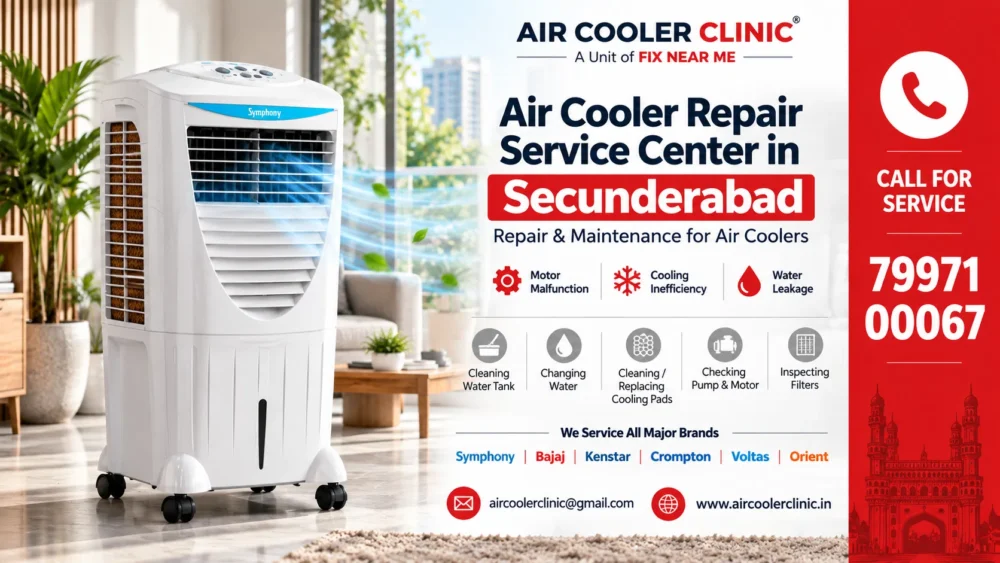 Air cooler repair service center in Secunderabad, Hyderabad