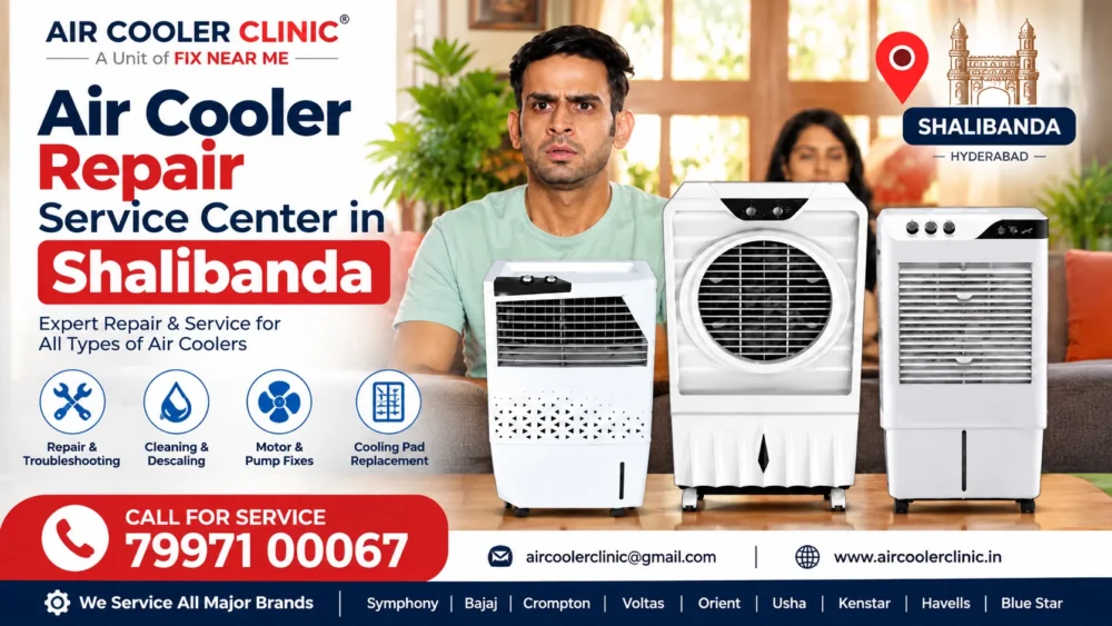 Air cooler repair service center in Shalibanda, Hyderabad