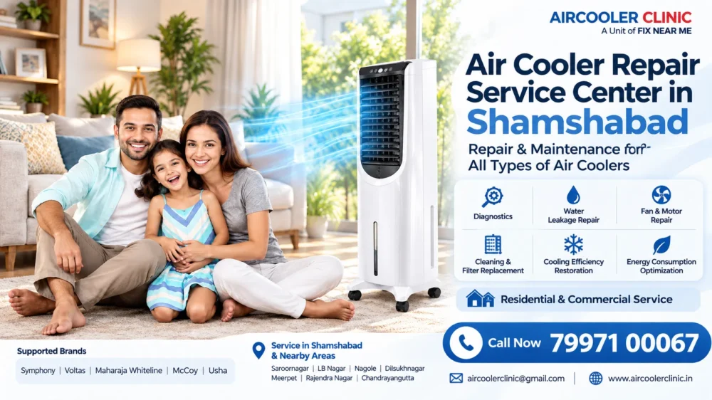 Air cooler repair service center in Shamshabad, Hyderabad