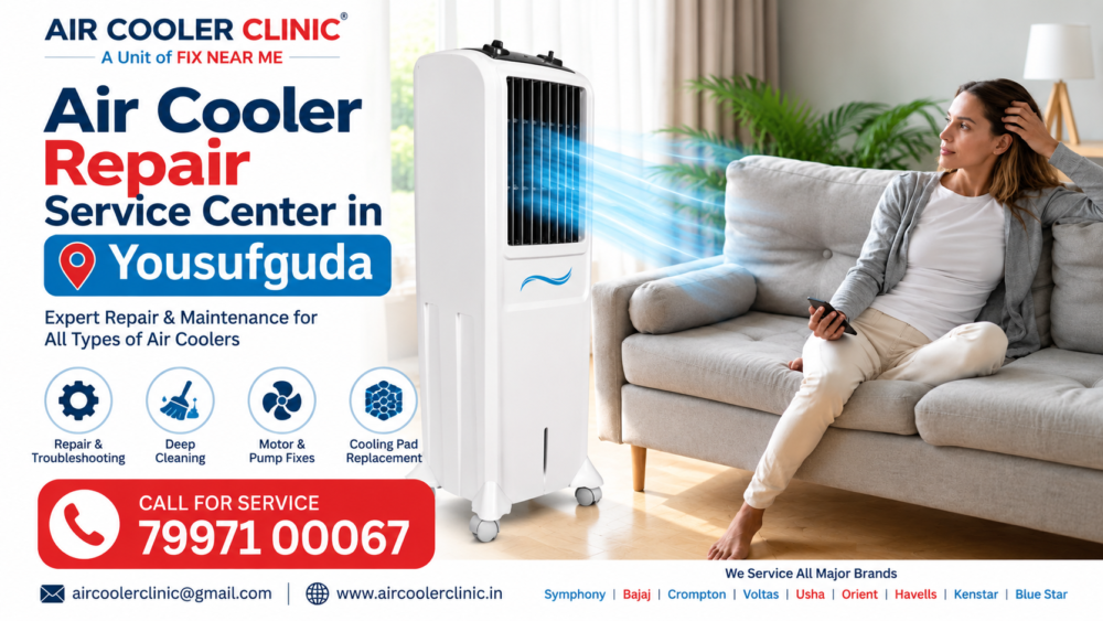 Air cooler repair service center in Yousufguda, Hyderabad
