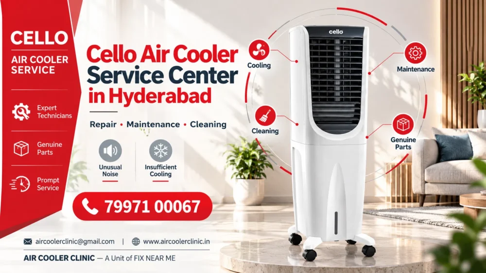 Cello Air Cooler Service Center in Hyderabad