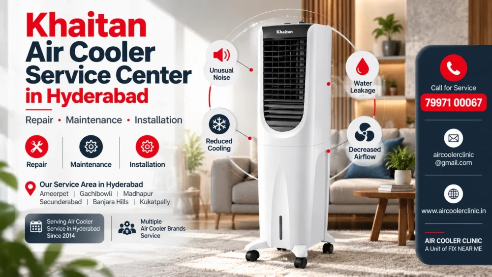 Khaitan Air Cooler Service Center in Hyderabad