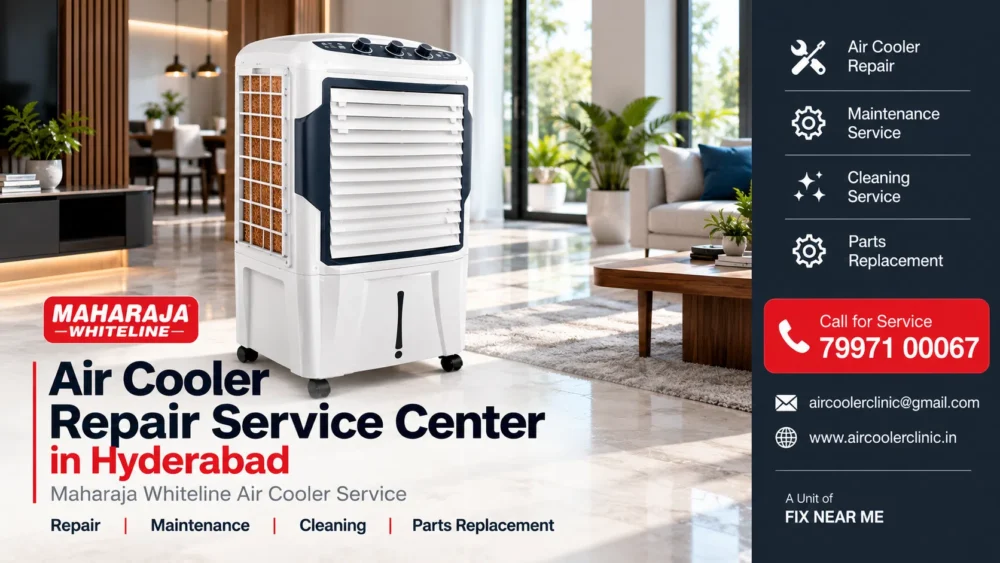 maharaja whiteline air cooler service hyderabad