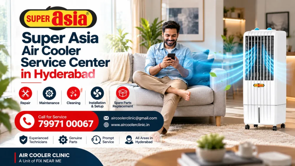 Super Asia Air Cooler Service Center in Hyderabad